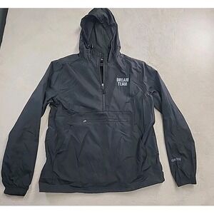 Sport-Tek 1/4 Zip Pullover Hooded Windbreaker W/ Dream Team Logo Black Medium